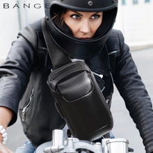 Load image into Gallery viewer, BANGE Men Fashion Chest Bag Carbon Brazing Dimensional Waterproof Messenger Bag