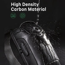 Load image into Gallery viewer, BANGE Men Fashion Chest Bag Carbon Brazing Dimensional Waterproof Messenger Bag