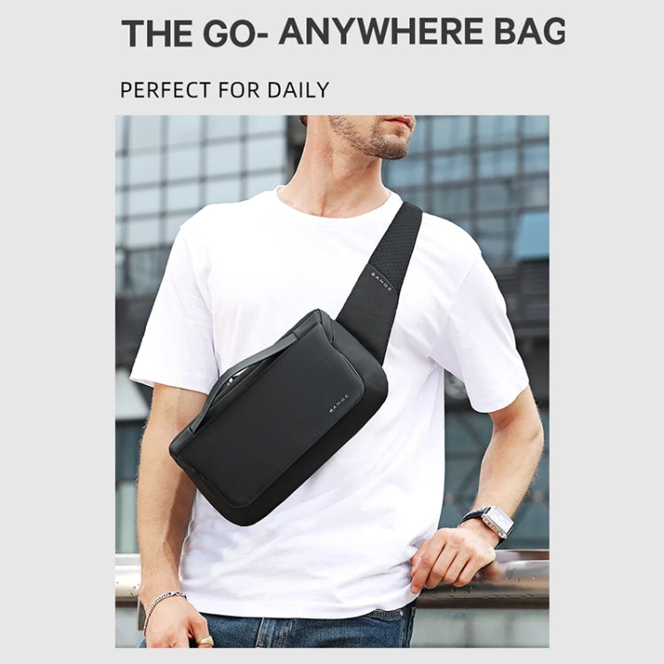 BANGE BG-77202 Men Fashion Chest Bag Waterproof Portable Storage Messenger Bag
