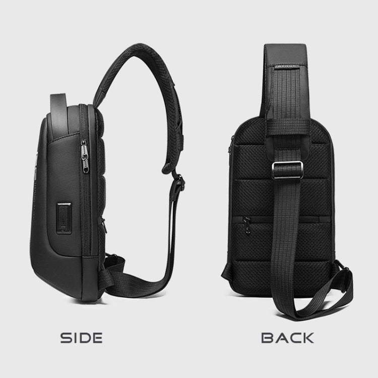 BANGE BG-7221 Men One-Shoulder Bag Casual Business Messenger Oxford Cloth Chest Bag