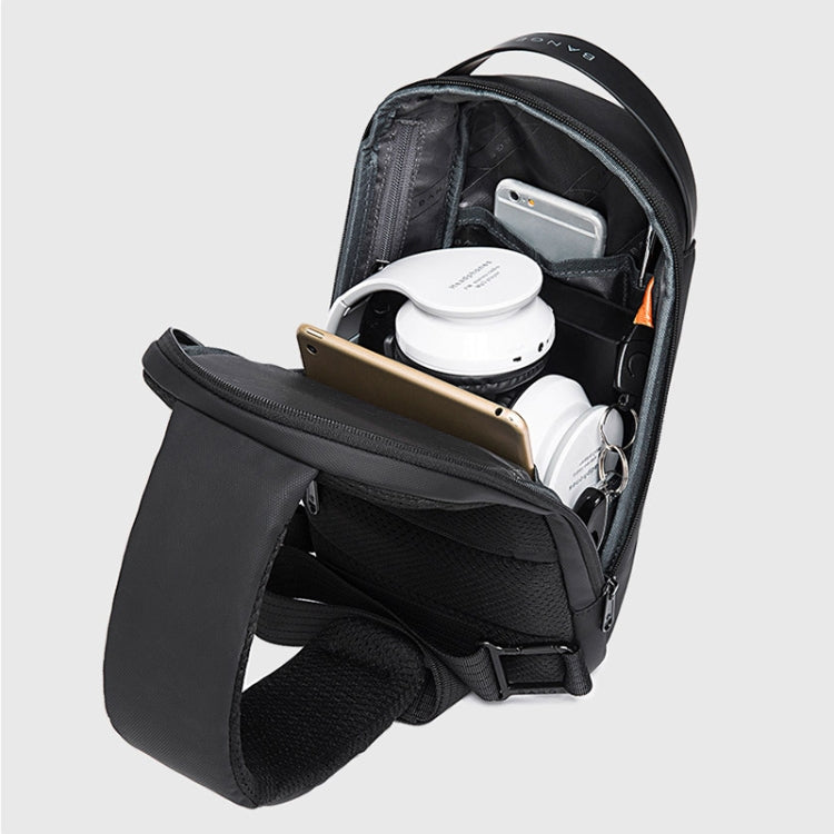 BANGE BG-7221 Men One-Shoulder Bag Casual Business Messenger Oxford Cloth Chest Bag