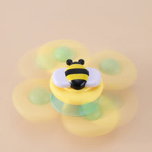 Load image into Gallery viewer, 3 In 1 Fingertip Spinner Baby Rattle Three-Color Insect Sucker Turn And Turn Fun Baby Bath Toy, Fingertip Spinner