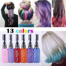 Load image into Gallery viewer, One-time Hair Temporary Color Hair Dye Non-toxic DIY Hair Color Mascara Dye Cream Hair