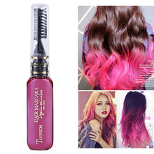 Load image into Gallery viewer, One-time Hair Temporary Color Hair Dye Non-toxic DIY Hair Color Mascara Dye Cream Hair