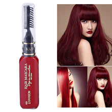 Load image into Gallery viewer, One-time Hair Temporary Color Hair Dye Non-toxic DIY Hair Color Mascara Dye Cream Hair