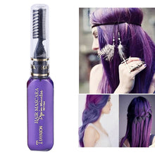 Load image into Gallery viewer, One-time Hair Temporary Color Hair Dye Non-toxic DIY Hair Color Mascara Dye Cream Hair
