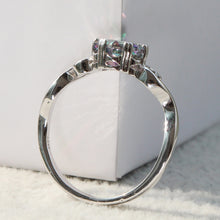 Load image into Gallery viewer, Seven Colored Gemstone Zircon Ring Solid 925 Sterling Silver Jewelry Ring, 6, 7, 8, 9, 10