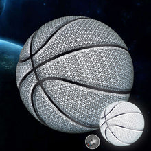 Load image into Gallery viewer, MILACHIC Number 7 Holographic Reflective Basketball Visible at Night Rainbow Star Basketball