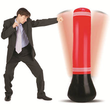 Load image into Gallery viewer, PVC Adult Children Inflatable Punching Bag Boxing Column Tumbler Punching Bag, Height: 1.5