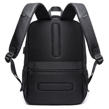 Load image into Gallery viewer, BANGE BG-1921 College Student Schoolbag Waterproof Business Computer Backpack with External USB Charging Port, Red Wine, Light Grey, Blue, Black
