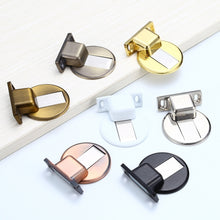 Load image into Gallery viewer, Zinc Alloy Non-Perforated Suction Silent Strong Magnetic Door Stopper, Red Ancient, Brushed Steel, Black, White, Yellow, Bright Gold, Bronze