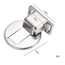 Load image into Gallery viewer, Zinc Alloy Non-Perforated Suction Silent Strong Magnetic Door Stopper, Red Ancient, Brushed Steel, Black, White, Yellow, Bright Gold, Bronze