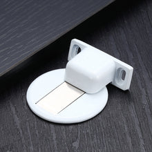 Load image into Gallery viewer, Zinc Alloy Non-Perforated Suction Silent Strong Magnetic Door Stopper, Red Ancient, Brushed Steel, Black, White, Yellow, Bright Gold, Bronze