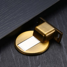 Load image into Gallery viewer, Zinc Alloy Non-Perforated Suction Silent Strong Magnetic Door Stopper, Red Ancient, Brushed Steel, Black, White, Yellow, Bright Gold, Bronze