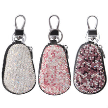 Load image into Gallery viewer, Diamond Car Gourd Key Case Car Key Case, White Diamond, Pink Diamond, Purple Diamond