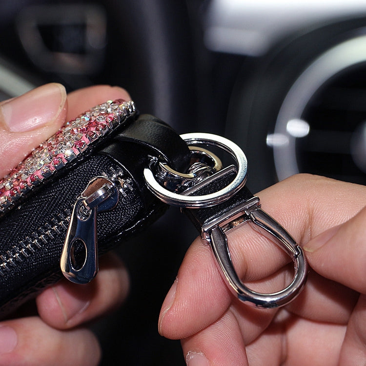Diamond Car Gourd Key Case Car Key Case, White Diamond, Pink Diamond, Purple Diamond
