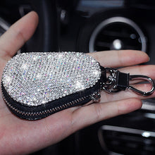 Load image into Gallery viewer, Diamond Car Gourd Key Case Car Key Case, White Diamond, Pink Diamond, Purple Diamond