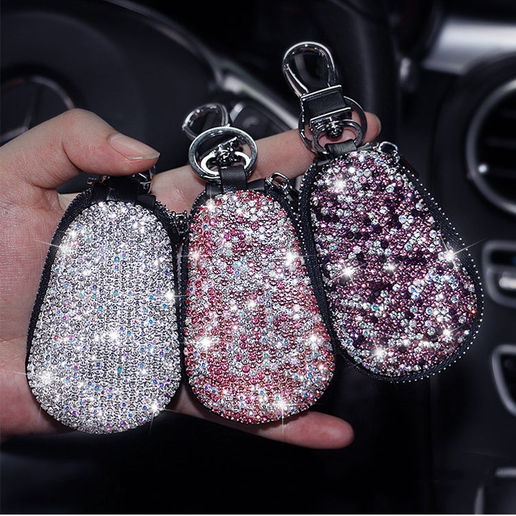 Diamond Car Gourd Key Case Car Key Case, White Diamond, Pink Diamond, Purple Diamond