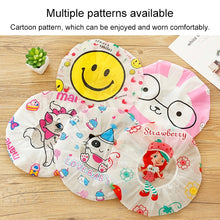 Load image into Gallery viewer, 3 PCS Cute Cartoon Shower Bath Cap Saunas Lace Elastic Band Cap Hair Protective Cap, 3 PCS Yellow Duck, 3 PCS Blue Elephant, 3 PCS Grey Panda, 3 PCS Pink Rabbit, 3 PCS Lion