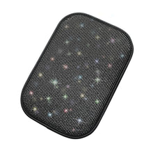 Load image into Gallery viewer, Car Diamond Armrest Box Cushion Personalized Car Decorations Dirt And Non-Slip, Black Colorful Diamond, Black White Diamond, Black Blue Diamond, Black Green Diamond