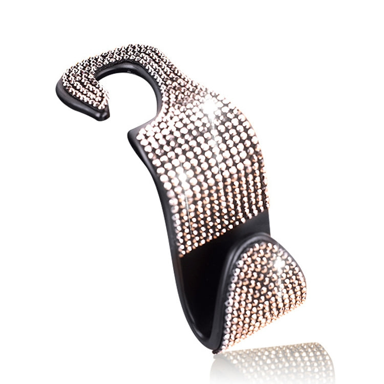 3 PCS Car Rear Seat Hooks Car Seats Multi-Function Diamond-Studded Hooks, White Diamond, Colorful Diamond, Black Diamond, Blue Diamond, Emerald, Gray Diamond, Pink Diamond, Red Diamond