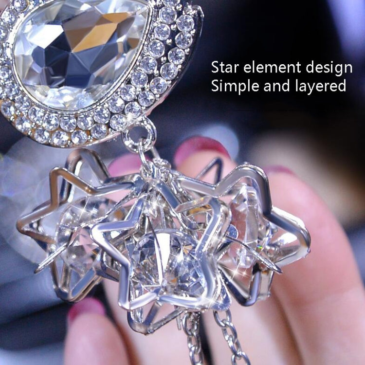 Car Pendant Crystal Swan Car Rearview Mirror Pendant, Crystal Swan