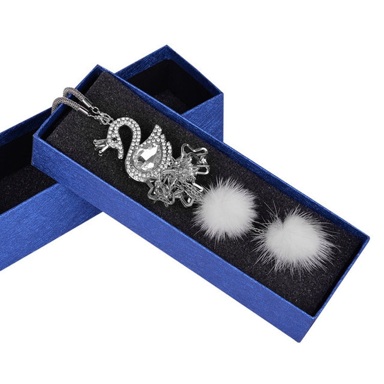 Car Pendant Crystal Swan Car Rearview Mirror Pendant, Crystal Swan