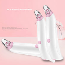 Load image into Gallery viewer, HD-2139 Blackhead Suction Device Pore Cleaner Face Cleaning Beauty Device, White, Pink