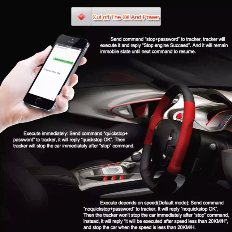 DEAOKE 2G GPS Car Locator Car Anti-Theft Tracker, GPS Car Locator
