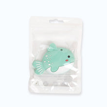 Load image into Gallery viewer, MJYJ019 Silicone Baby Teether Children Molar Stick Toy, Pink, Blue, Orange, Small Fish-Blue, Small Fish-Pink, Small Fish-Green, Fox-Blue, Fox-Pink, Fox-Green, Monkey-Pink, Monkey-Orange, Monkey-Coffee, Kitten-Coffee, Kitten-Blue, Kitten-Pink