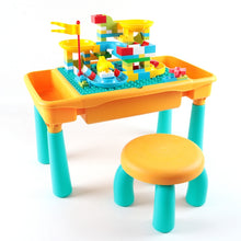 Load image into Gallery viewer, Multifunctional Building Table Learning Toy Puzzle Assembling Toy For Children, Style: