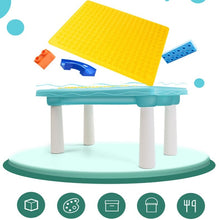 Load image into Gallery viewer, Multifunctional Building Table Learning Toy Puzzle Assembling Toy For Children, Style: