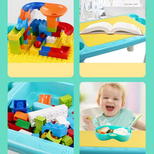 Load image into Gallery viewer, Multifunctional Building Table Learning Toy Puzzle Assembling Toy For Children, Style: