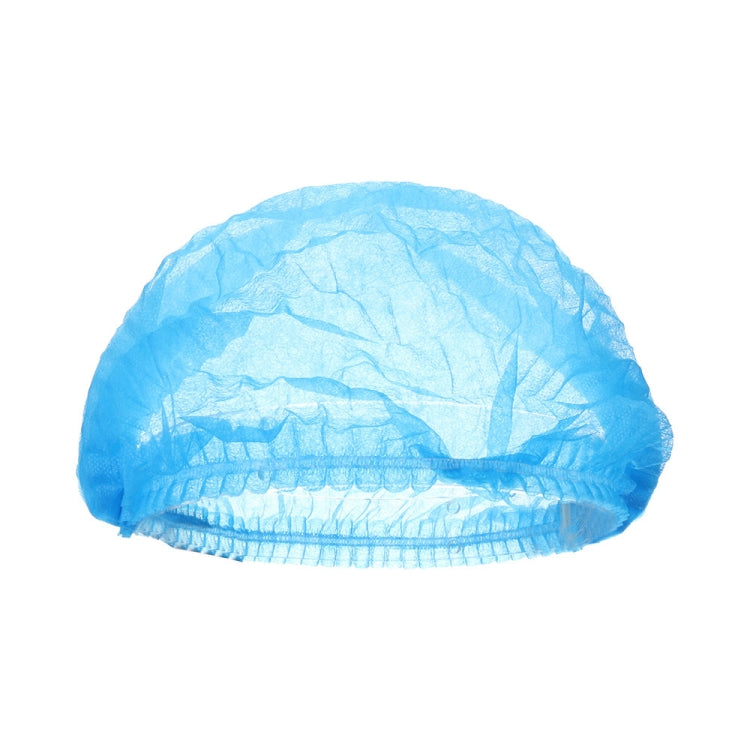 200 PCS Non-woven Disposable Pleated Anti Dust Hat Bath Caps For Spa Hair Salon Beauty, 200 PCS-Non-woven (Blue), 200 PCS-Non-woven (White)