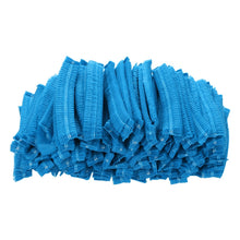 Load image into Gallery viewer, 200 PCS Non-woven Disposable Pleated Anti Dust Hat Bath Caps For Spa Hair Salon Beauty, 200 PCS-Non-woven (Blue), 200 PCS-Non-woven (White)