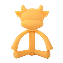 Load image into Gallery viewer, Three-Dimensional Cartoon Silicone Baby Teether Molar Rods Children Toys Maternal And Child Supplies, Gray Green, Beige, Light Coffee, Peach Powder, Scalper, Pink Sheep, Yellow Sheep, Coffee  Sheep, Green Sheep, Beige Sheep