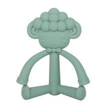 Load image into Gallery viewer, Three-Dimensional Cartoon Silicone Baby Teether Molar Rods Children Toys Maternal And Child Supplies, Gray Green, Beige, Light Coffee, Peach Powder, Scalper, Pink Sheep, Yellow Sheep, Coffee  Sheep, Green Sheep, Beige Sheep