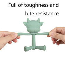 Load image into Gallery viewer, Three-Dimensional Cartoon Silicone Baby Teether Molar Rods Children Toys Maternal And Child Supplies, Gray Green, Beige, Light Coffee, Peach Powder, Scalper, Pink Sheep, Yellow Sheep, Coffee  Sheep, Green Sheep, Beige Sheep