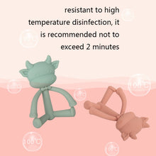 Load image into Gallery viewer, Three-Dimensional Cartoon Silicone Baby Teether Molar Rods Children Toys Maternal And Child Supplies, Gray Green, Beige, Light Coffee, Peach Powder, Scalper, Pink Sheep, Yellow Sheep, Coffee  Sheep, Green Sheep, Beige Sheep