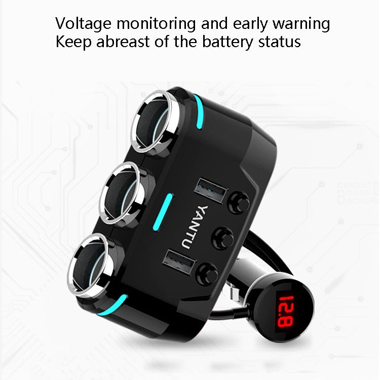 YANTU B39 Cigarette Lighters Cars Multifunctional Usb Fast Charging Car Charger, Wired Non-voltage, Wired Voltage, Wireless Non-voltage, Wireless Voltage, Wireless Qualcomm Non-Voltage, Wireless Qualcomm Voltage, Wireless High-power Non-voltage        ...