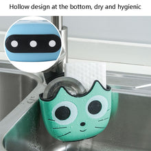 Load image into Gallery viewer, Kitchen Cartoon Multifunctional Sink Drain Hanging Bag Adjustable Buckle Bathroom Storage Basket, Pink, Blue, Green
