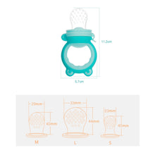 Load image into Gallery viewer, Baby Fruit And Vegetable Food Supplement Food Fruit Bite Bag, S Green, M Green, L Green, S Purple, M Purple, L Purple, S Blue, M Blue, L Blue, S Pink, M Pink, L Pink