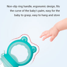 Load image into Gallery viewer, Baby Fruit And Vegetable Food Supplement Food Fruit Bite Bag, S Green, M Green, L Green, S Purple, M Purple, L Purple, S Blue, M Blue, L Blue, S Pink, M Pink, L Pink