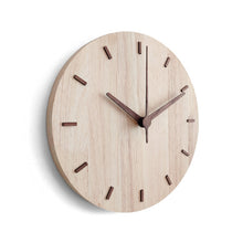 Load image into Gallery viewer, Solid Wooden Wall Clock Home Living Room Wall Clock Decorative Clock, Solid Wooden Wall Clock