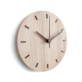 Solid Wooden Wall Clock Home Living Room Wall Clock Decorative Clock, Solid Wooden Wall Clock