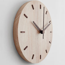 Load image into Gallery viewer, Solid Wooden Wall Clock Home Living Room Wall Clock Decorative Clock, Solid Wooden Wall Clock
