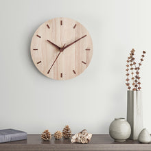 Load image into Gallery viewer, Solid Wooden Wall Clock Home Living Room Wall Clock Decorative Clock, Solid Wooden Wall Clock