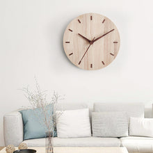 Load image into Gallery viewer, Solid Wooden Wall Clock Home Living Room Wall Clock Decorative Clock, Solid Wooden Wall Clock