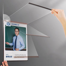 Load image into Gallery viewer, Cork Board Acrylic Magnetic Display Frame Wall Hanging Display Card