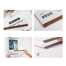 Load image into Gallery viewer, Cork Board Acrylic Magnetic Display Frame Wall Hanging Display Card
